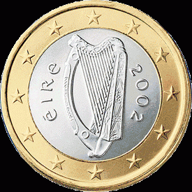 1 Euro UNC Ierland